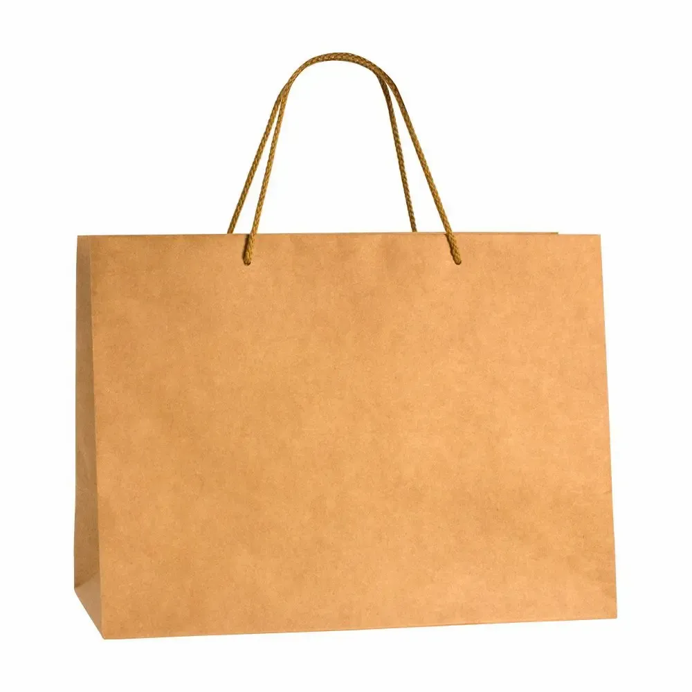 Gifts - Premium natural kraft paper bags 39 x 18 x H 29cm, 175g (x10) - LAVAL 1878
