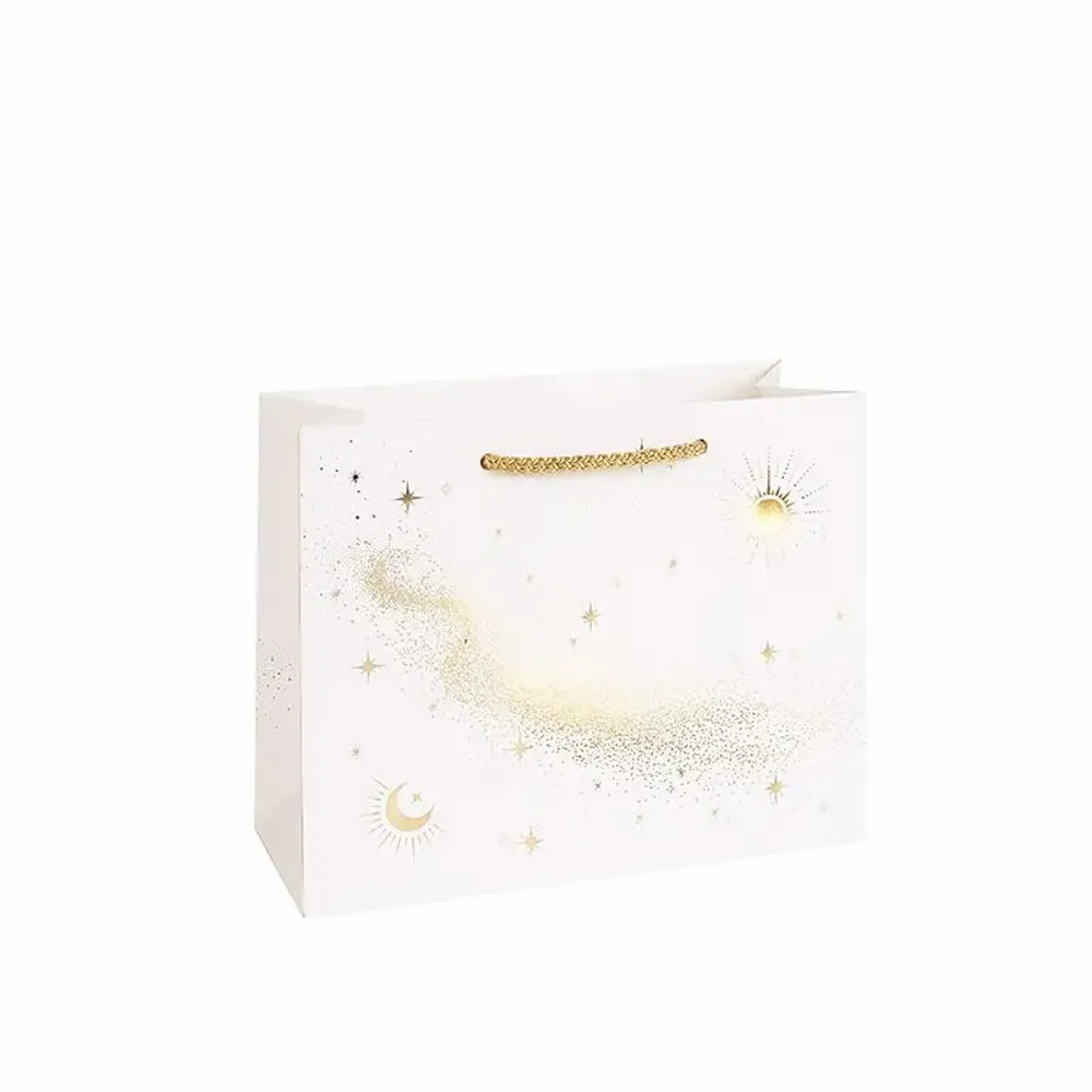 Gifts - White matte paper bags with a golden astral sky - LAVAL 1878