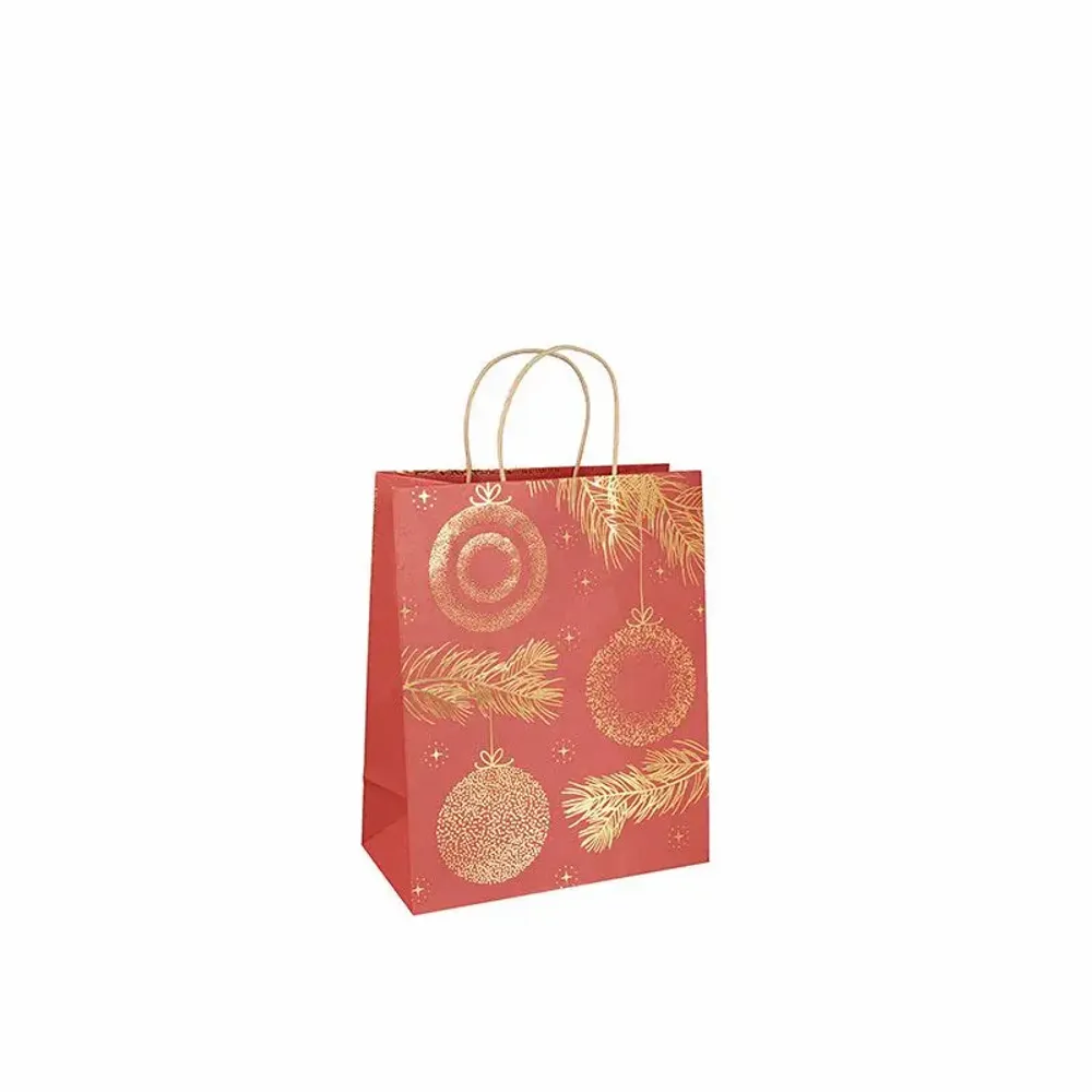 Gifts - Red kraft paper bags - LAVAL 1878