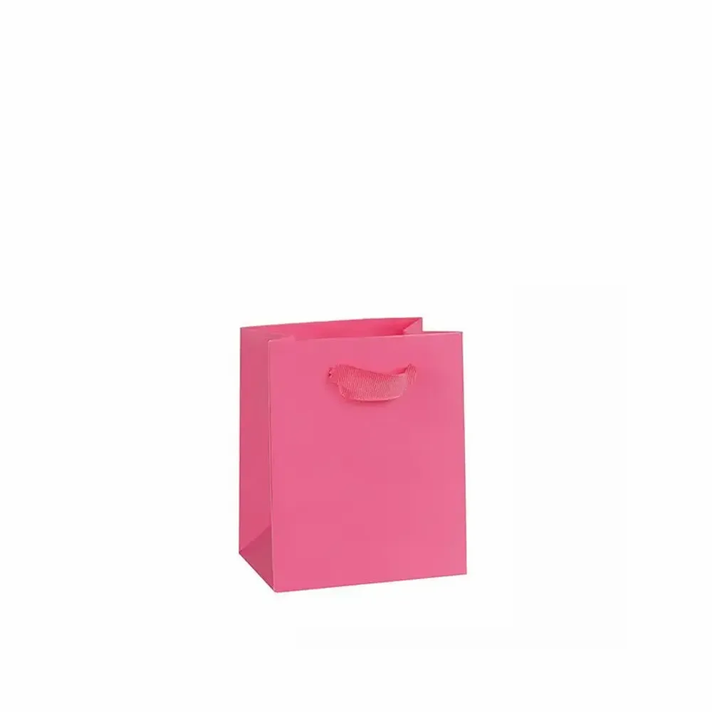 Gifts - Fuchsia matte paper bags - LAVAL 1878