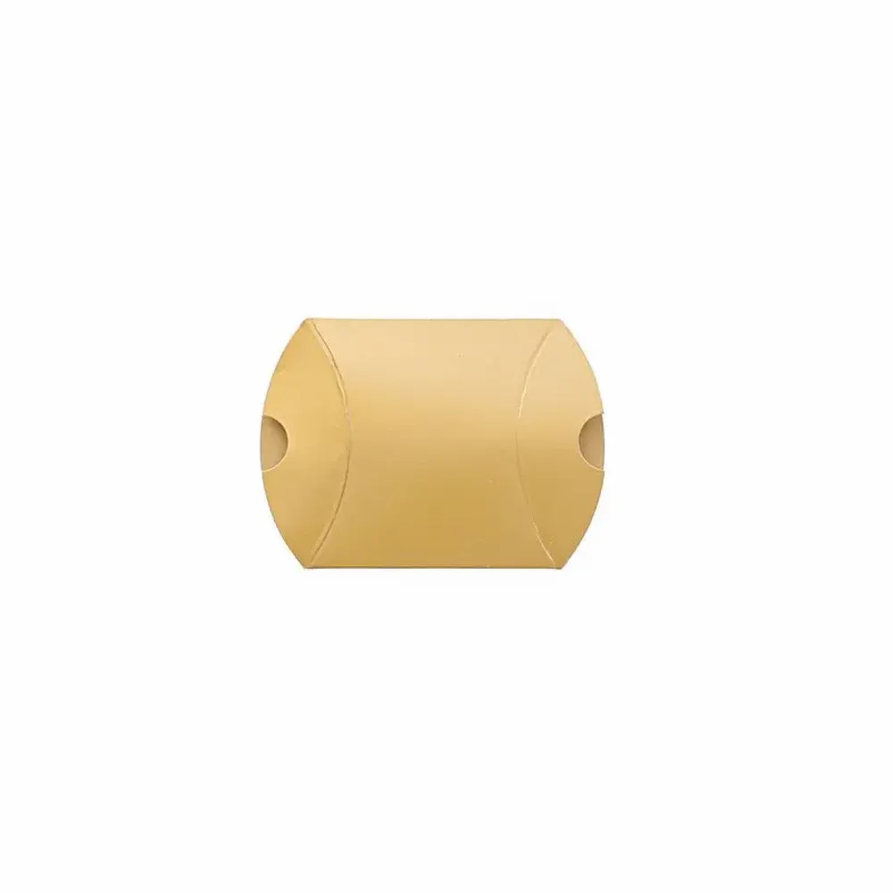 Gifts - Glossy gold cardboard bergots, 250g - 4 x 6 x 2cm (x25) - LAVAL 1878