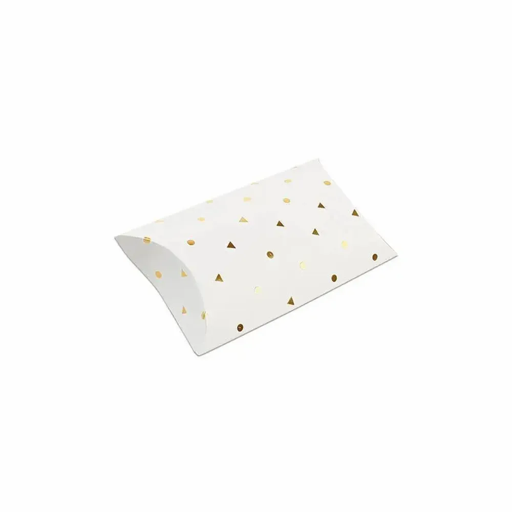 Gifts - White matte cardboard parcels with polka dots/triangles - LAVAL 1878