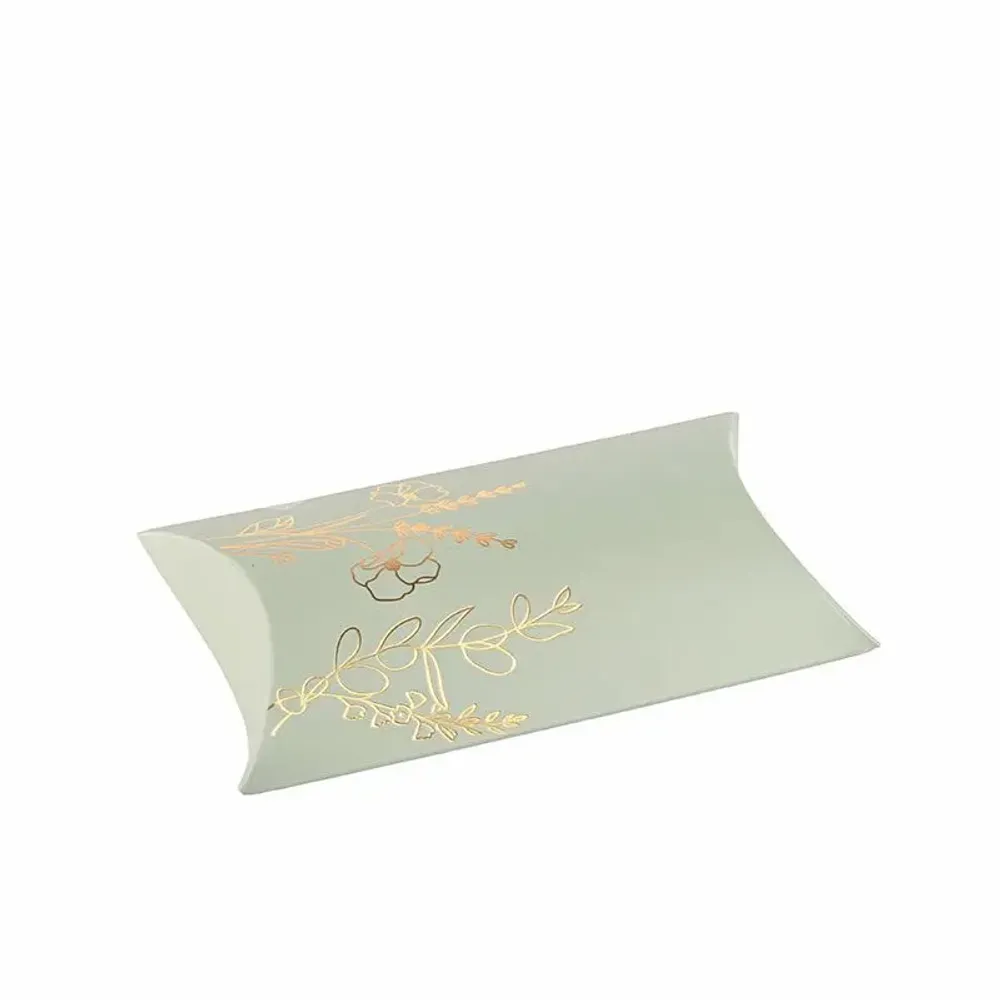 Gifts - Berlingots matte sage green cardboard pattern Volute - LAVAL 1878