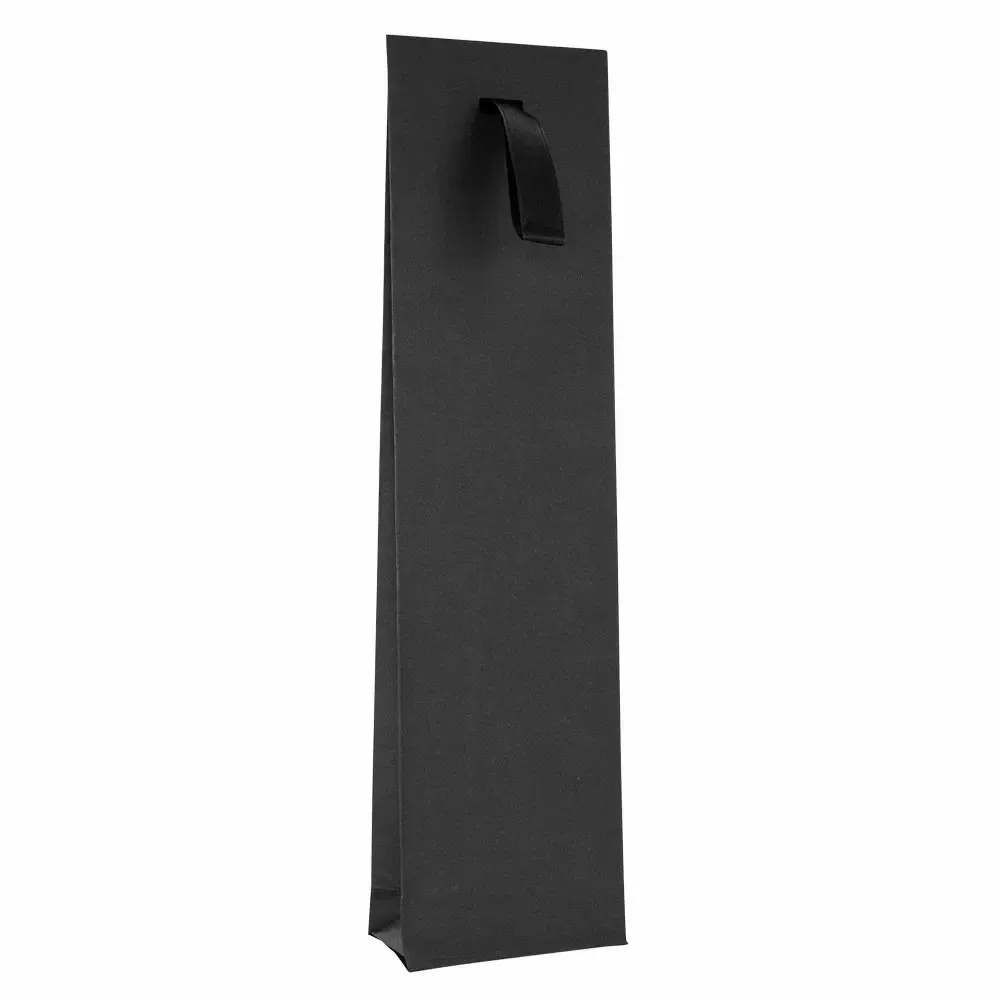 Cadeaux - Pochettes papier mat noir à ruban satin noir - LAVAL 1878