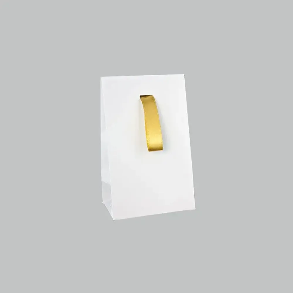 Gifts - Glossy white paper envelopes with gold ribbon, 170g - LAVAL 1878
