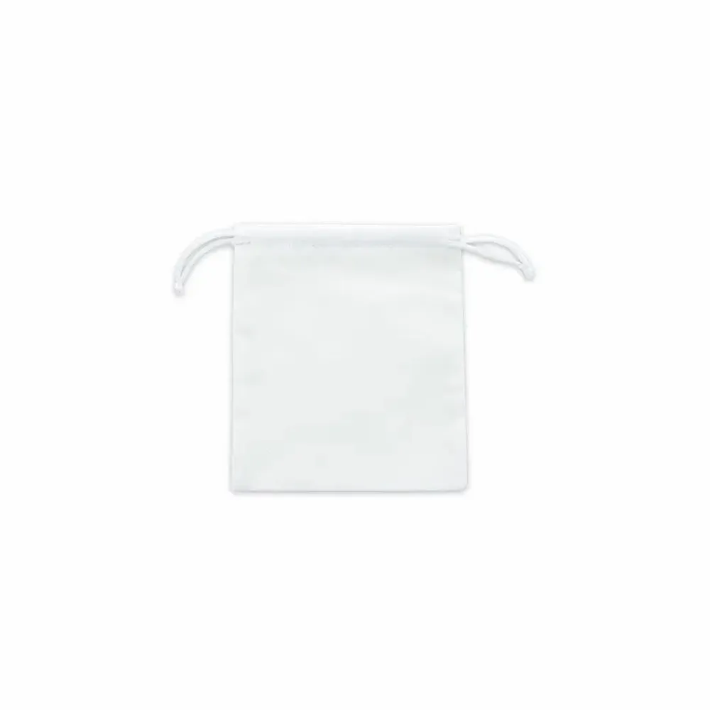 Gifts - 100% cotton drawstring bags with white cotton cords, 12 x 14cm (x5) - LAVAL 1878