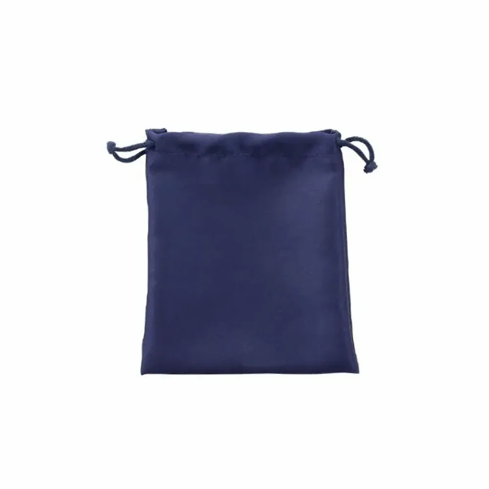 Gifts - Synthetic satin drawstring bags, navy blue, 12 x 14cm (x5) - LAVAL 1878