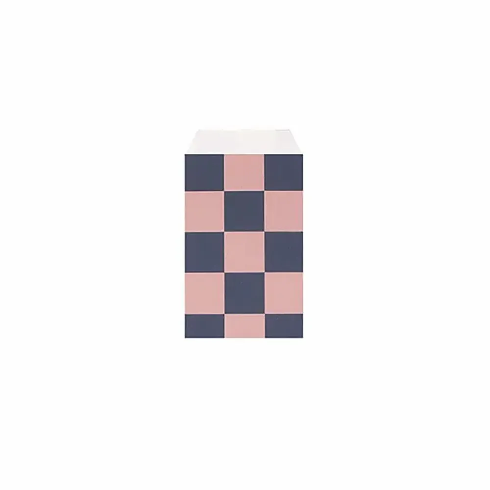 Gifts - Matte checkerboard pattern gift bags - LAVAL 1878