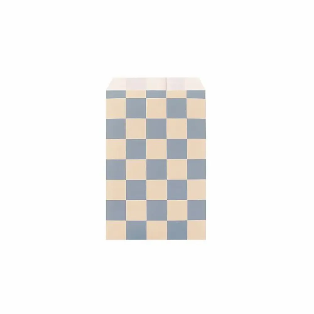 Gifts - Matte checkerboard pattern gift bags - LAVAL 1878