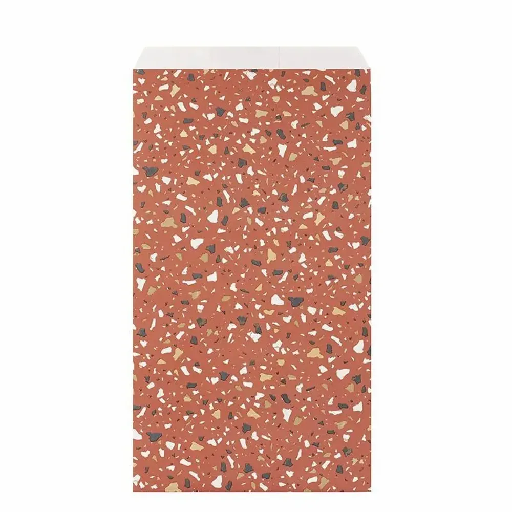 Cadeaux - Sachets cadeau terracotta à motif terrazzo tricolore - LAVAL 1878