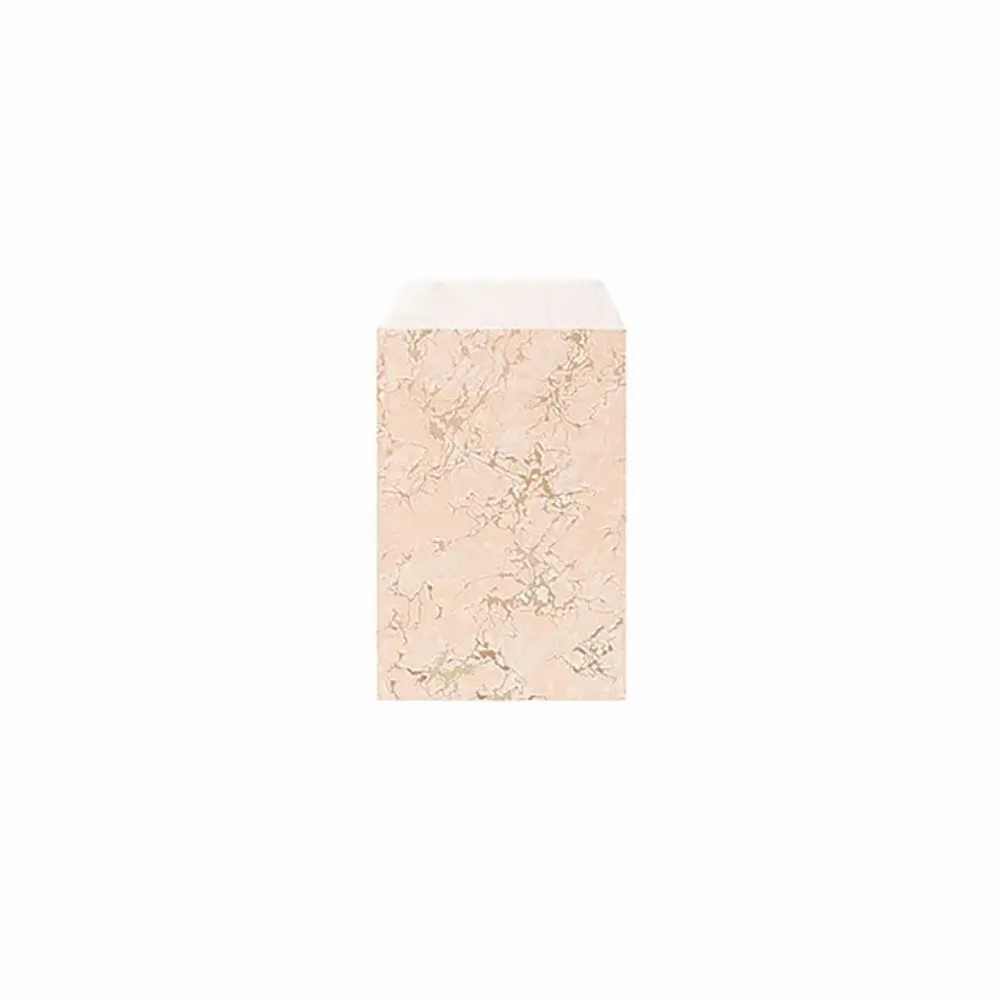 Gifts - Gift bags with a matte, peach/gold mineral pattern, 7 x 12cm, 70g (x250) - LAVAL 1878