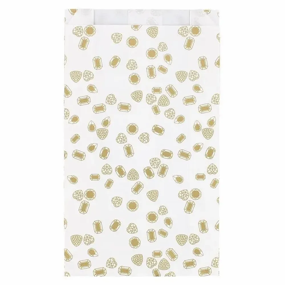 Gifts - White/gold gemstone gift bags - LAVAL 1878