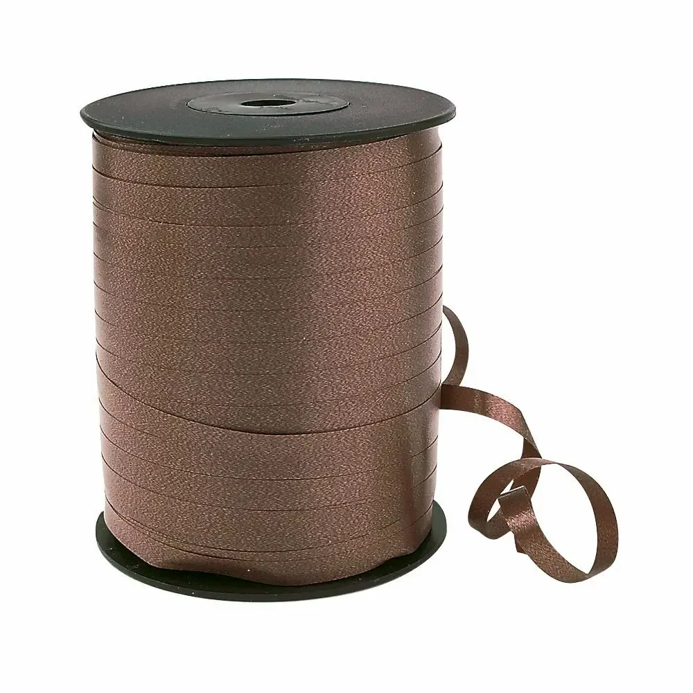 Gifts - Plain satin brown ribbon - 500m - LAVAL 1878