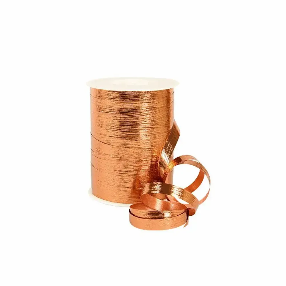 Gifts - Brilliant mirror-like ribbed ribbon in bronze color - 250m - LAVAL 1878