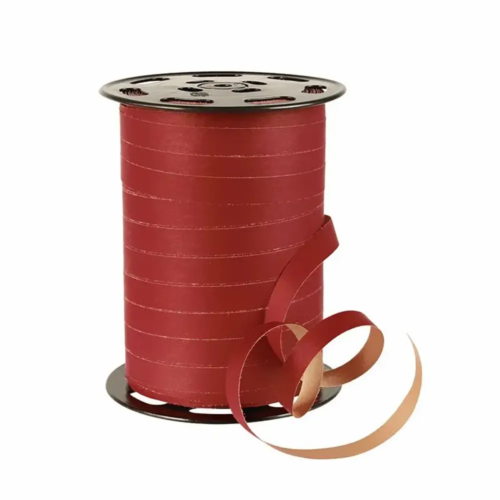 Gifts - Plain red kraft ribbon - 250m - LAVAL 1878