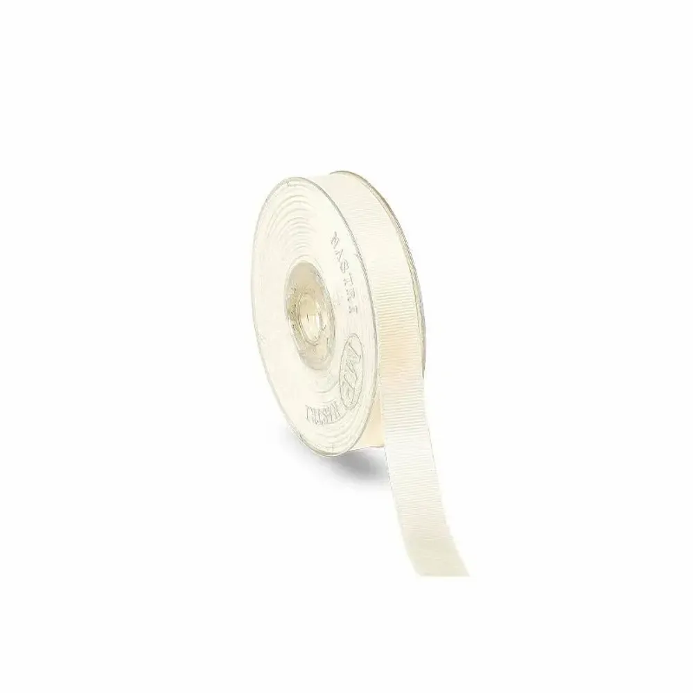 Gifts - Off-white grosgrain synthetic ribbon - 20m - LAVAL 1878