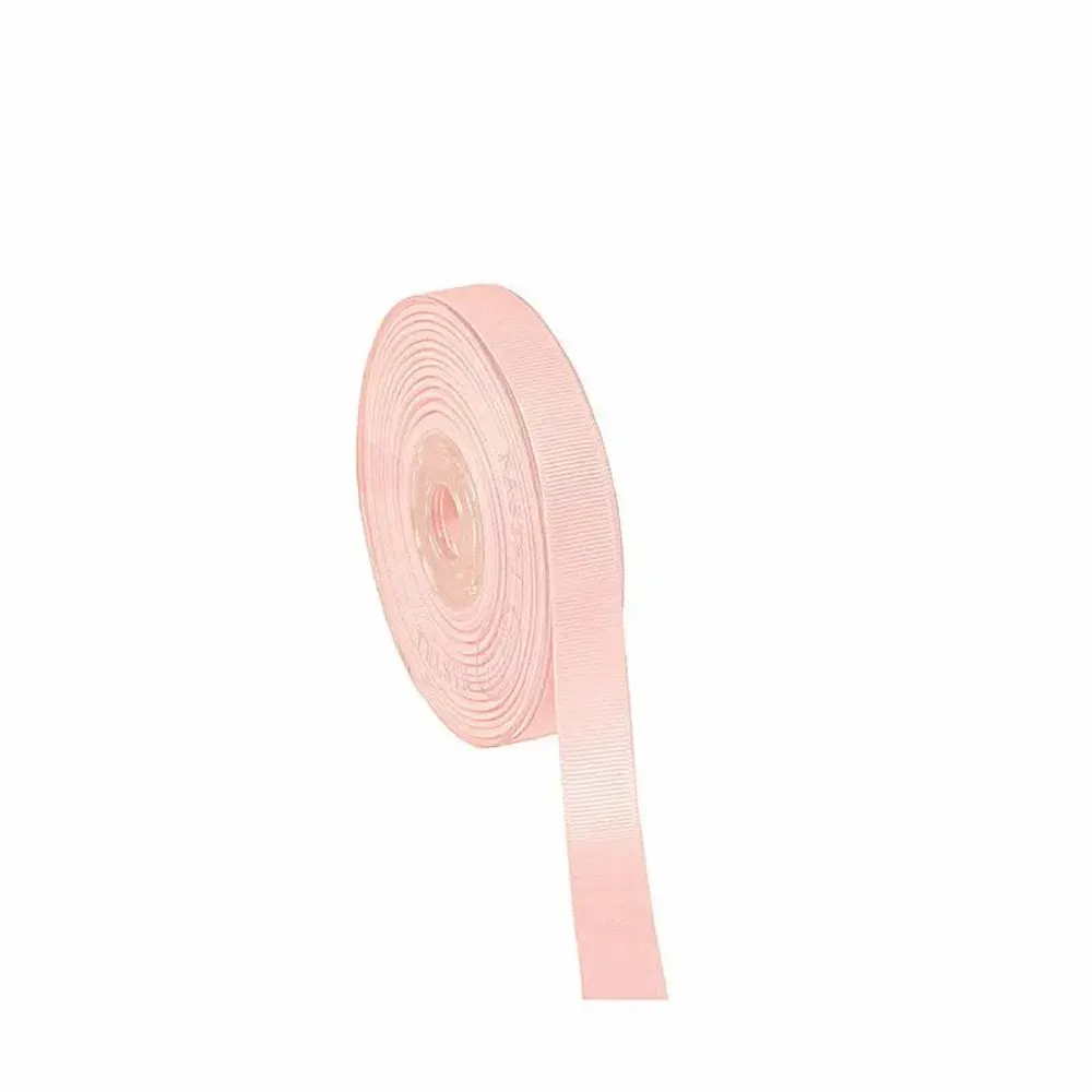 Gifts - Pale pink grosgrain synthetic ribbon - 20m - LAVAL 1878
