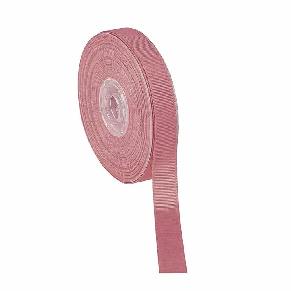 Cadeaux - Ruban synthétique gros grain vieux rose - 20m - LAVAL 1878