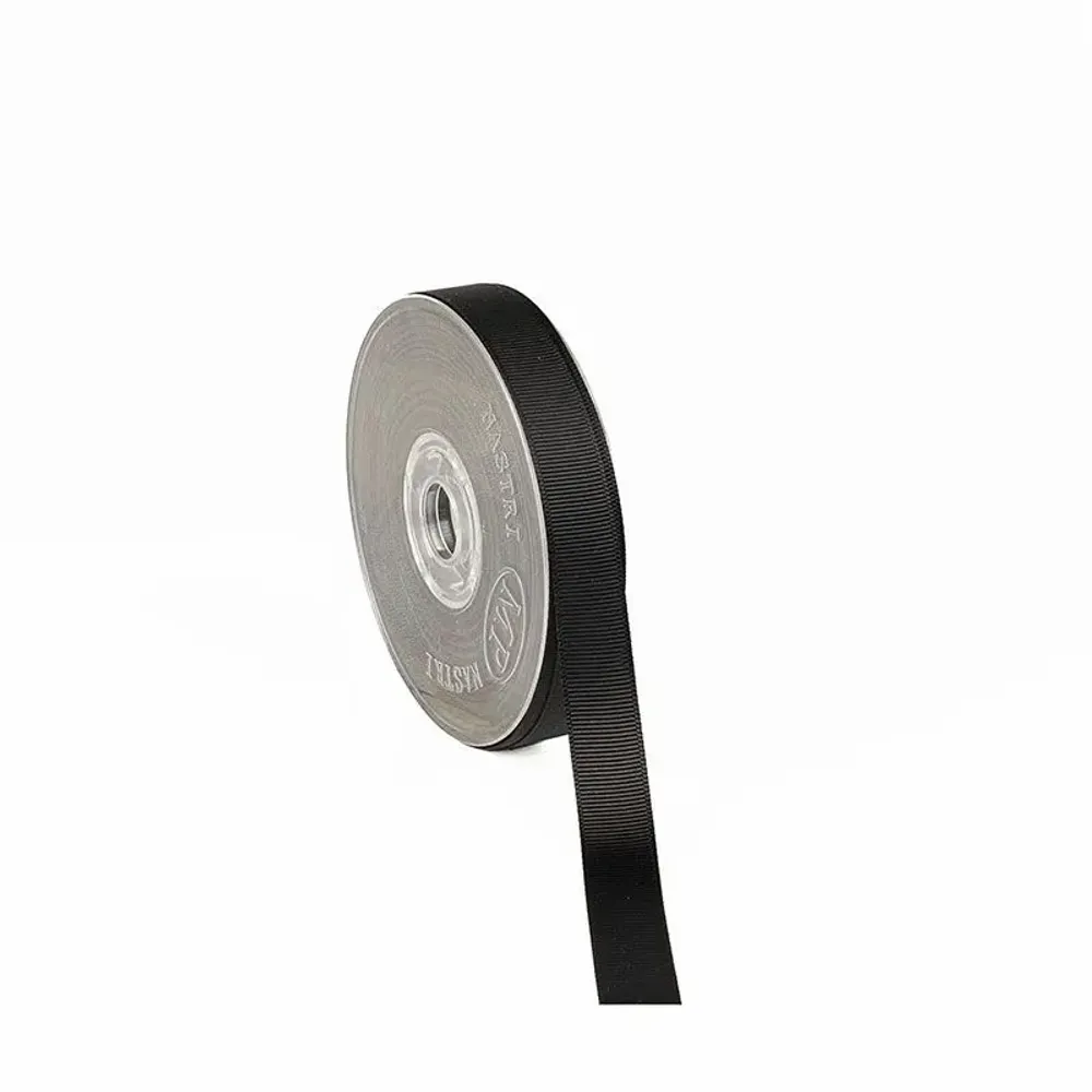 Cadeaux - Ruban synthétique gros grain noir - 20m - LAVAL 1878