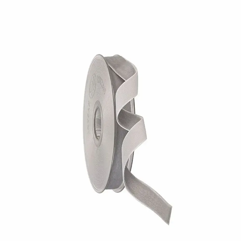 Cadeaux - Ruban en velours synthétique gris foncé - m - LAVAL 1878