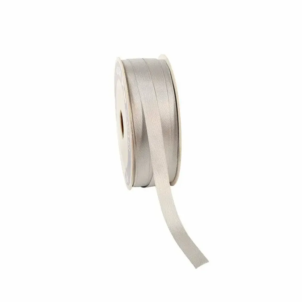 Gifts - Silver satin-look synthetic ribbon - 100m - LAVAL 1878