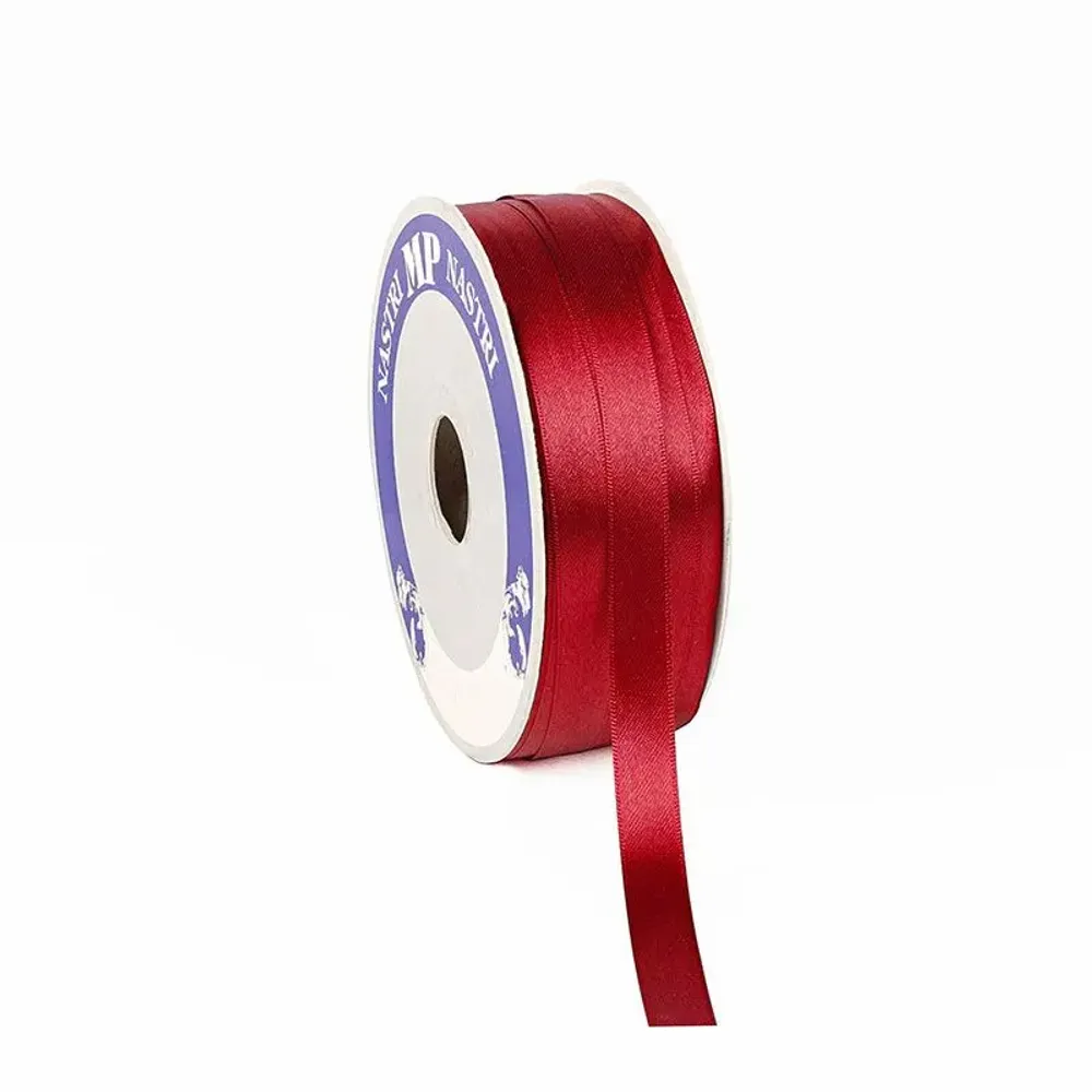 Gifts - Burgundy satin-look synthetic ribbon - 100m - LAVAL 1878