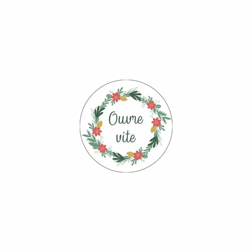 Gifts - Round adhesive gift tags. Open quickly. - LAVAL 1878