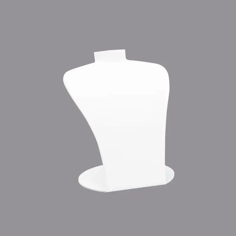 Gifts - Matte white plexiglass bust with necklace, 16 x H 18cm - LAVAL 1878
