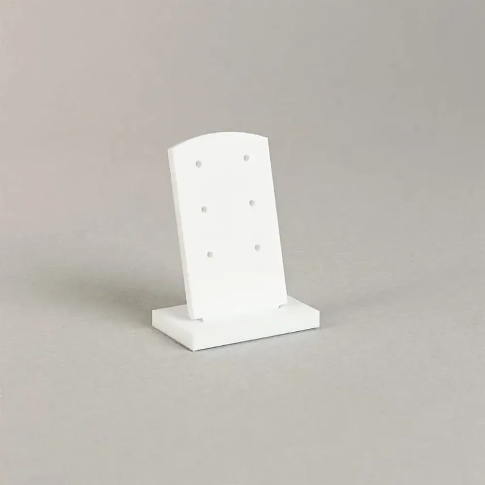 Gifts - NOMADE display stand for 3 pairs of earrings, matte white plexiglass, 3 x H 5cm - LAVAL 1878