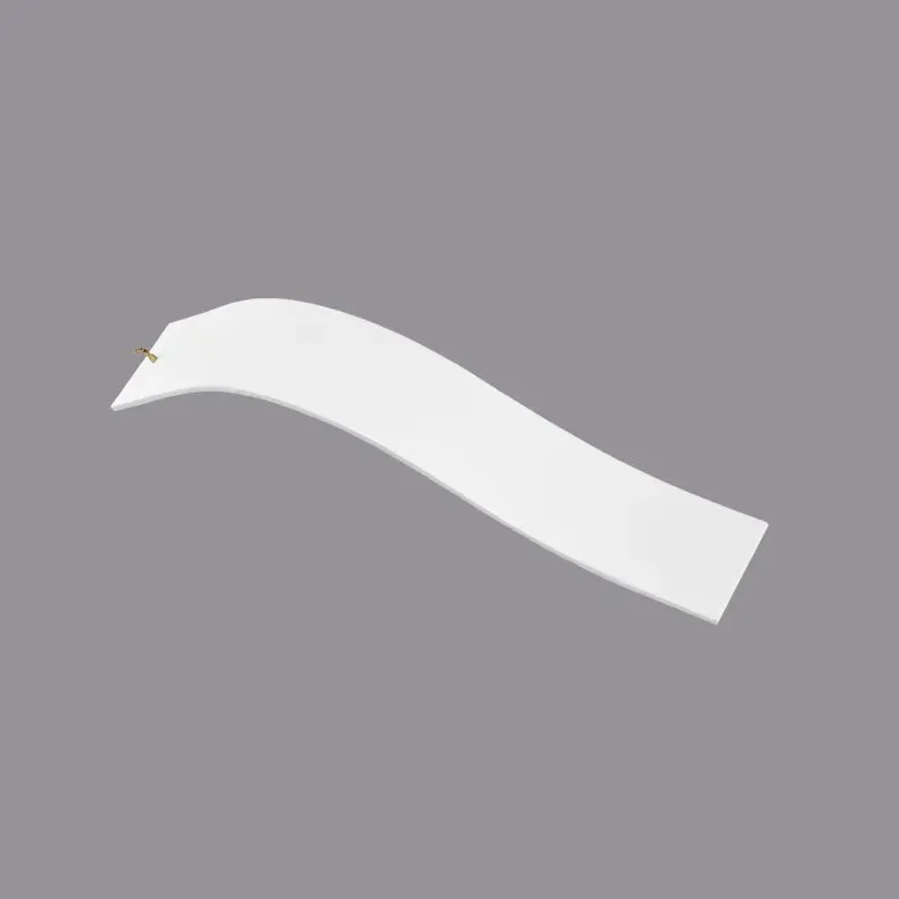 Cadeaux - Présentoir bracelet vague plexi blanc mat, L 24 cm - Crochet droit - LAVAL 1878