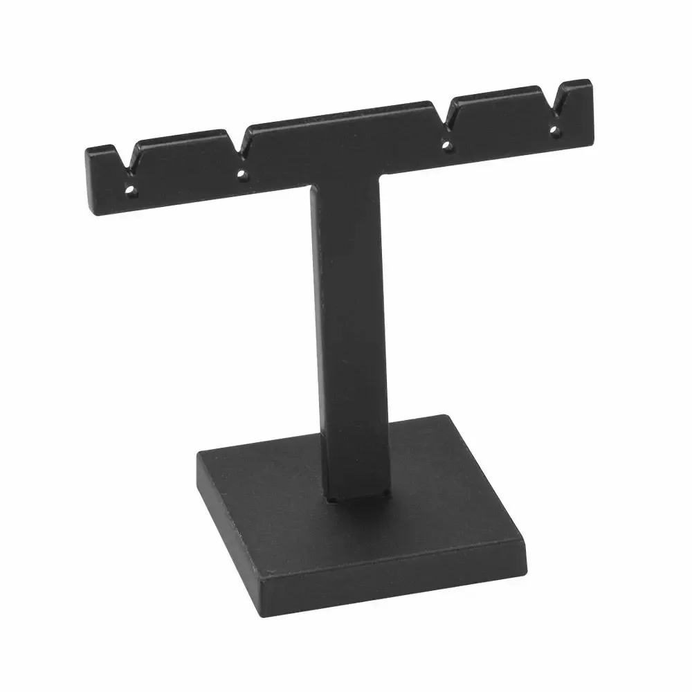 Cadeaux - Présentoir plexi noir mat pour 2 paires de boucles d'oreilles puces - LAVAL 1878