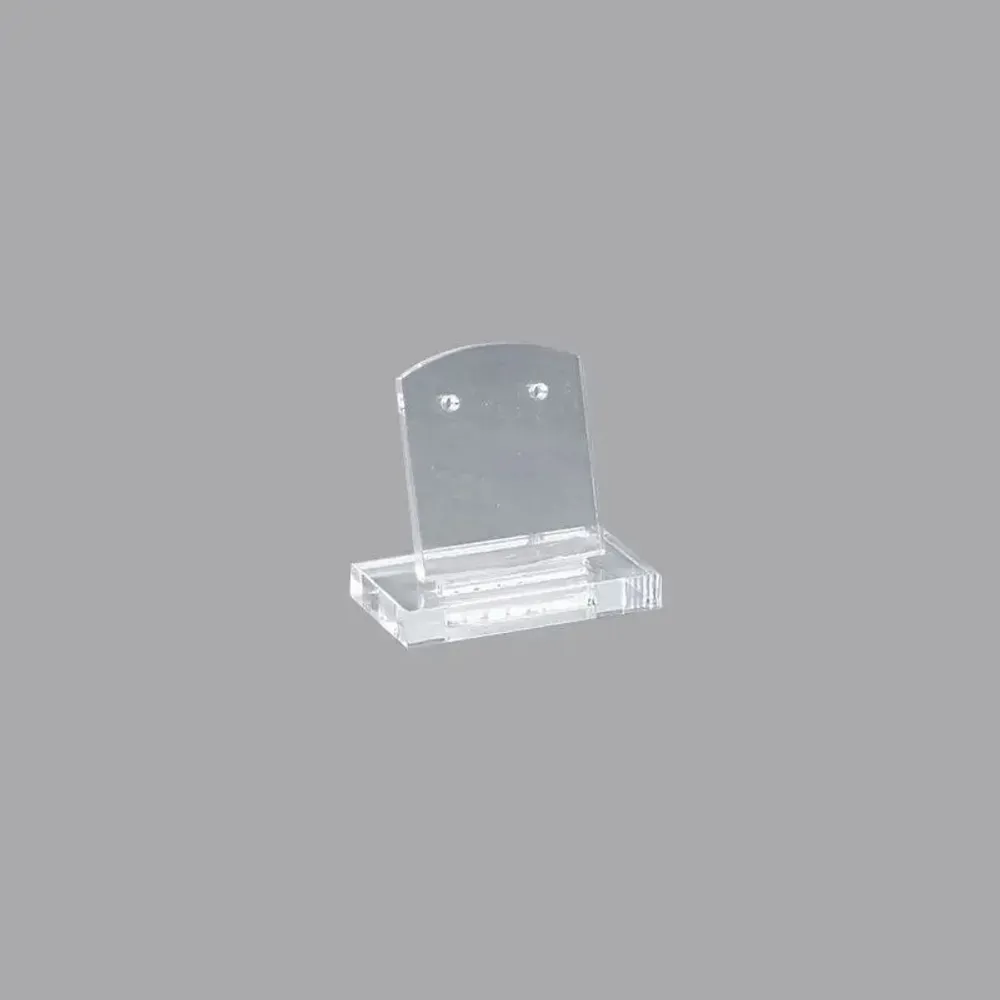 Cadeaux - Présentoir NOMADE 1 paire de BO puce plexi transparent 2,5 x H 3cm - LAVAL 1878