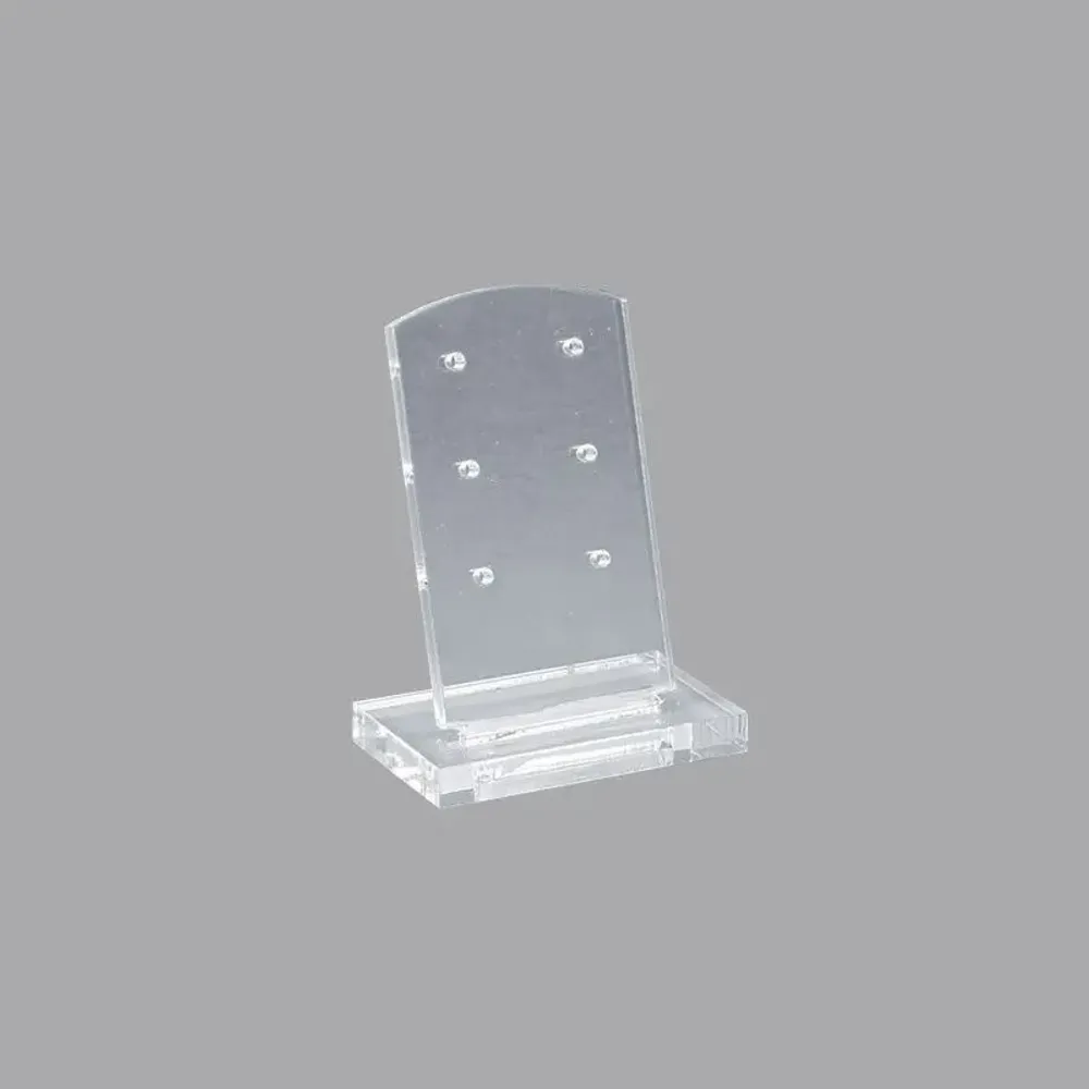 Gifts - NOMADE display stand for 3 pairs of earrings, clear plexiglass, 3 x 5cm high - LAVAL 1878