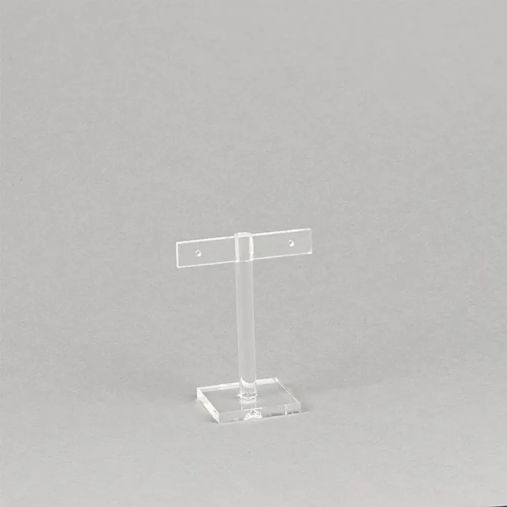 Cadeaux - Présentoir 1 paire de boucles d'oreilles plexi transparent H 8cm - LAVAL 1878