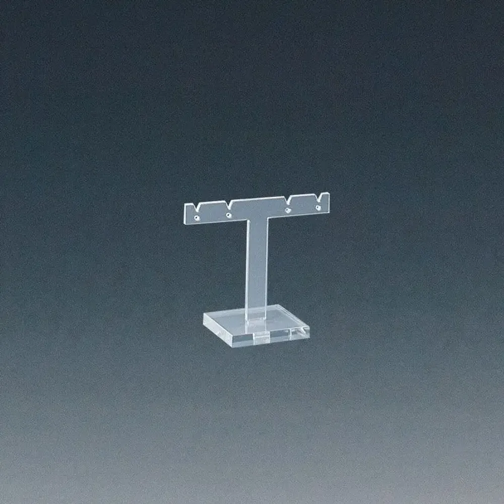 Gifts - Clear plexiglass display stand for 2 pairs of stud earrings - LAVAL 1878