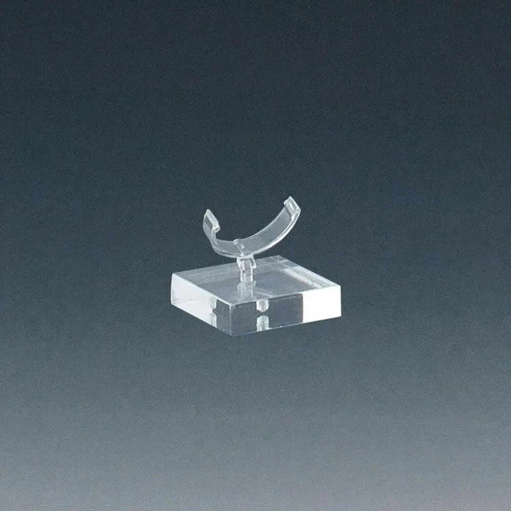 Gifts - Clear plexiglass ring display stand with spring - LAVAL 1878