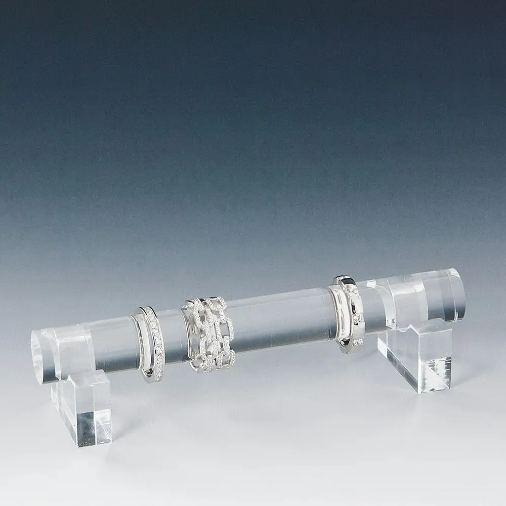 Cadeaux - Présentoir anneaux plexi transparent L 12cm - LAVAL 1878