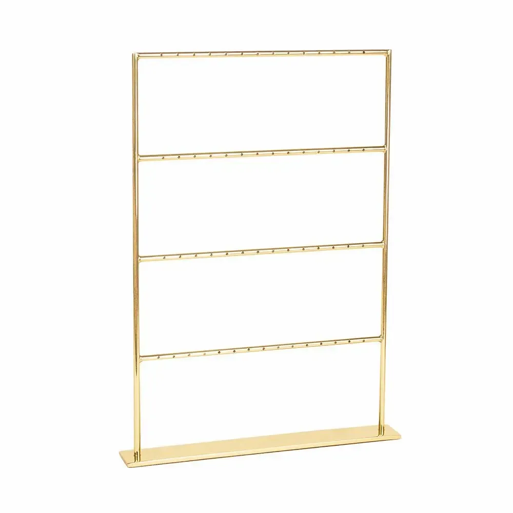 Gifts - Gold-tone metal tiered display stand for 28 pairs of earrings - LAVAL 1878