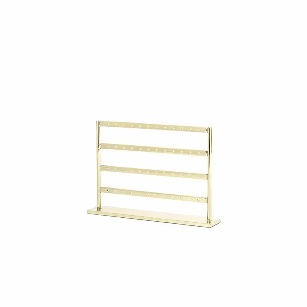 Gifts - Display stand for 24 pairs of gold-tone metal earrings, 11cm high - LAVAL 1878