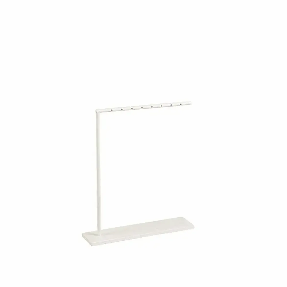 Gifts - Display stand for 4 pairs of earrings, matte white metal, 15cm high - LAVAL 1878