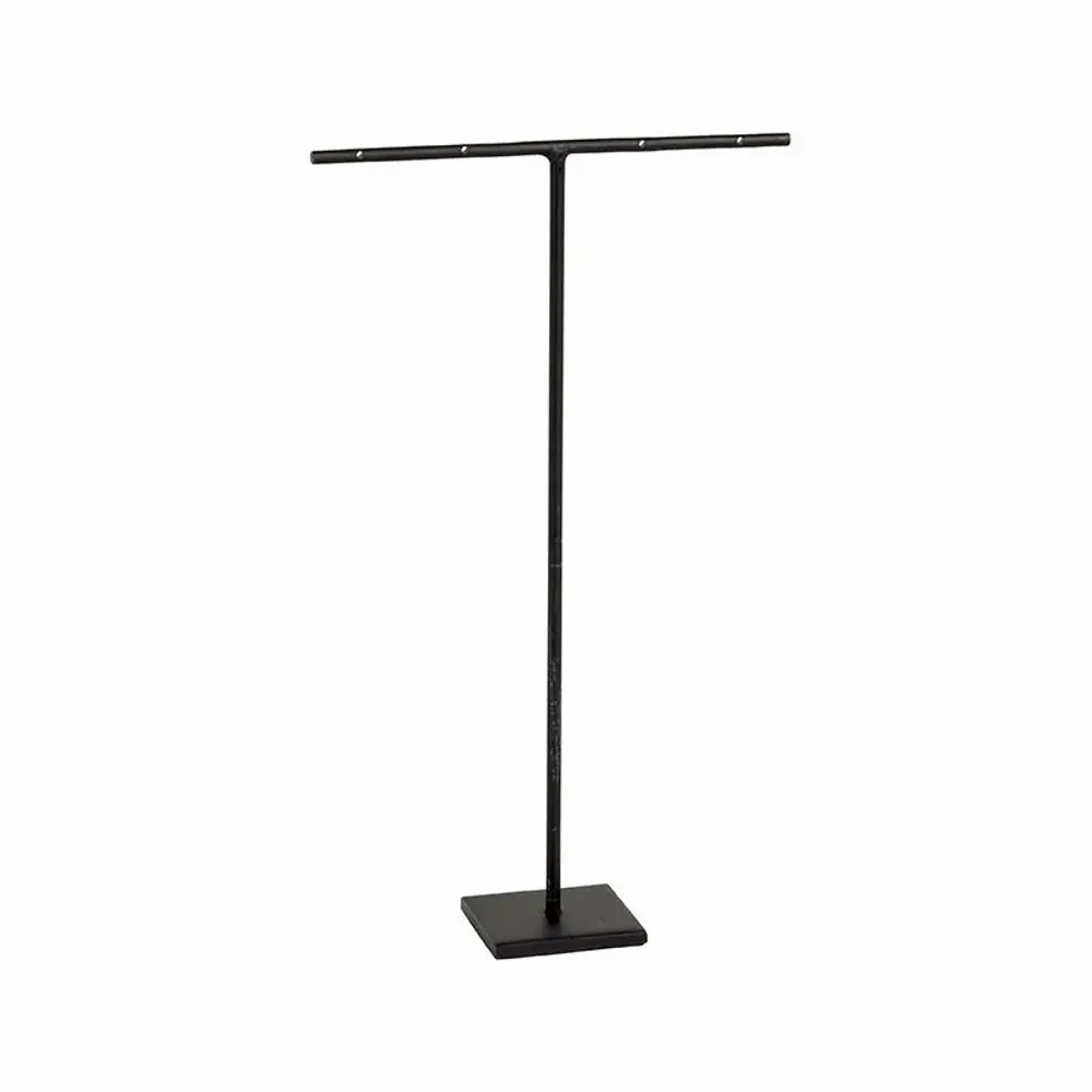 Gifts - Display stand for 2 pairs of earrings, matte black metal, H 21cm - LAVAL 1878