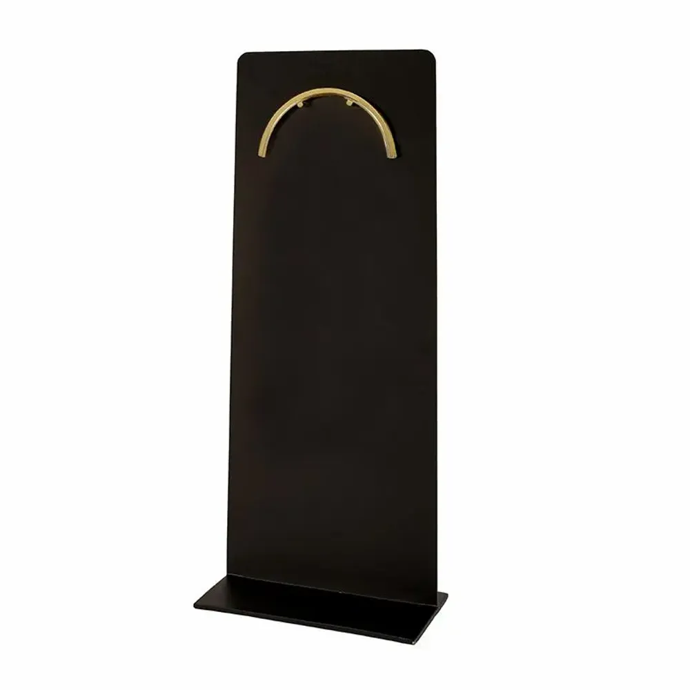 Gifts - Display stand for necklaces and long necklaces in matte black and matte gold metal - H 46.5cm - LAVAL 1878