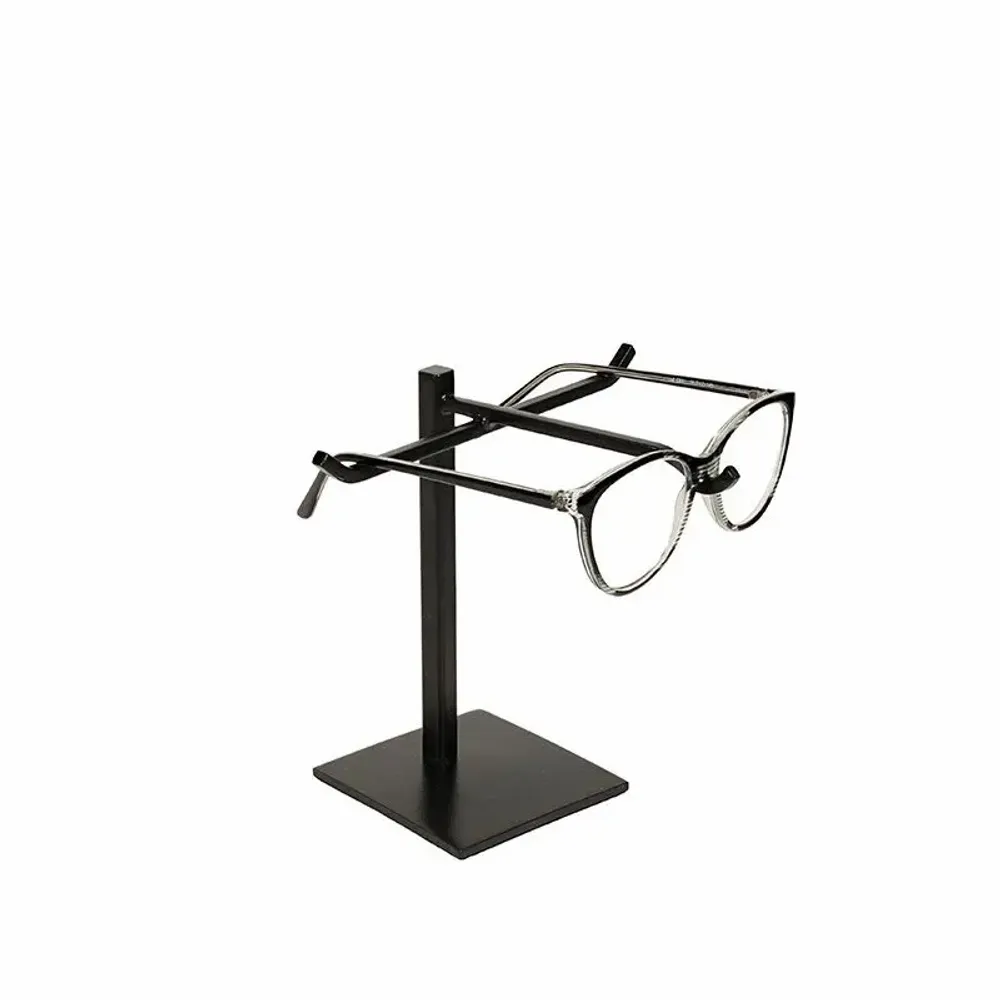 Gifts - Black metal display stand for 1 pair of glasses, 15 cm high - LAVAL 1878