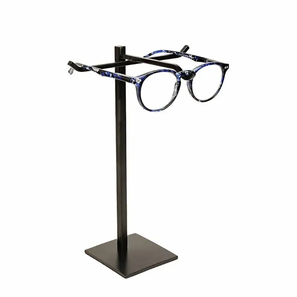 Gifts - Black metal display stand for 1 pair of glasses, 25cm high - LAVAL 1878