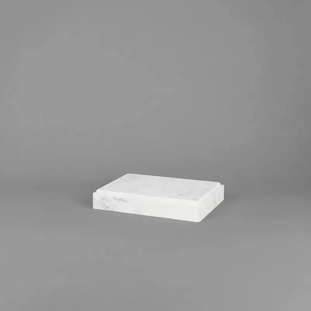 Gifts - White marble display tray - 23 x 17 x H 3.5 cm - LAVAL 1878