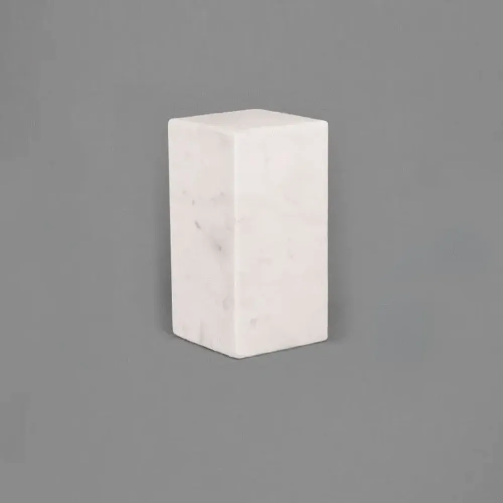 Gifts - White marble display case - 8 x 8 x H 16 cm - LAVAL 1878