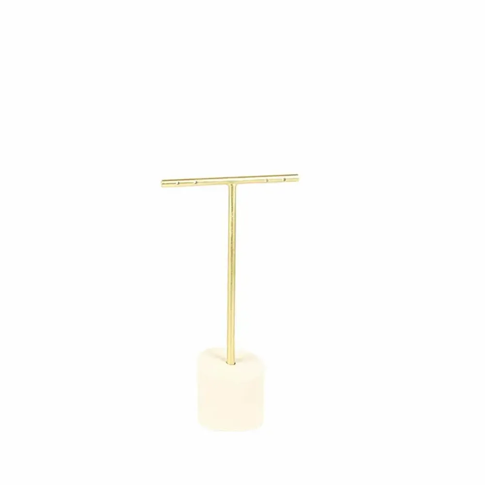 Cadeaux - Présentoir tige 2 paires boucles d'oreilles métal doré mat - LAVAL 1878