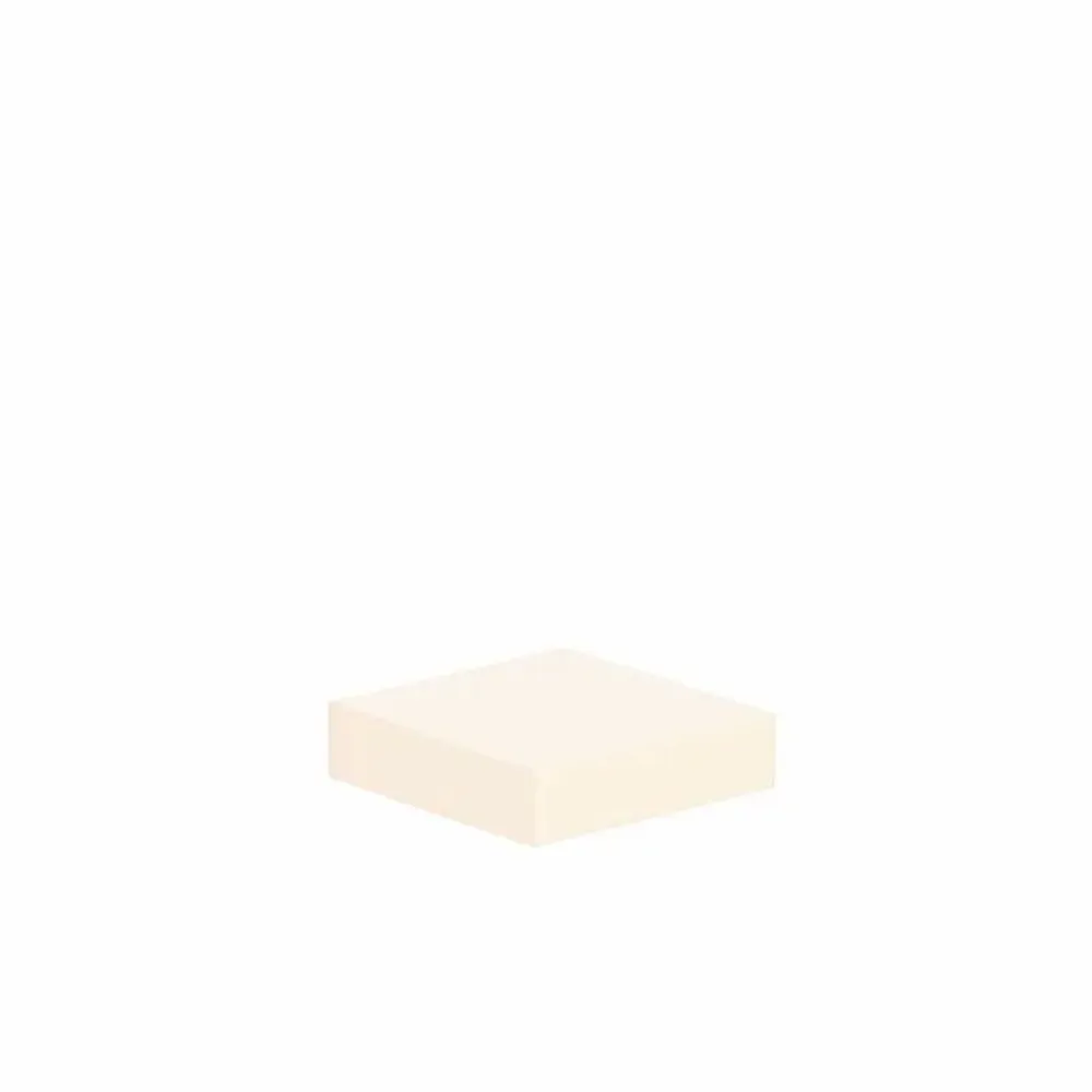 Gifts - Cream-colored concrete display case, 10 x 10 x H 2.5cm - LAVAL 1878