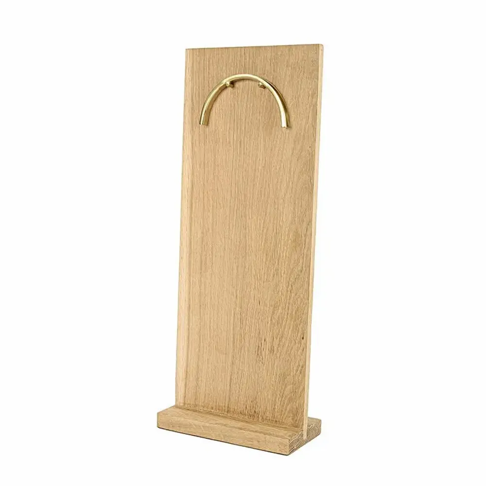 Gifts - Display stand for necklaces, long necklaces/chains, matte oak/matte gold wood - H 49cm - LAVAL 1878