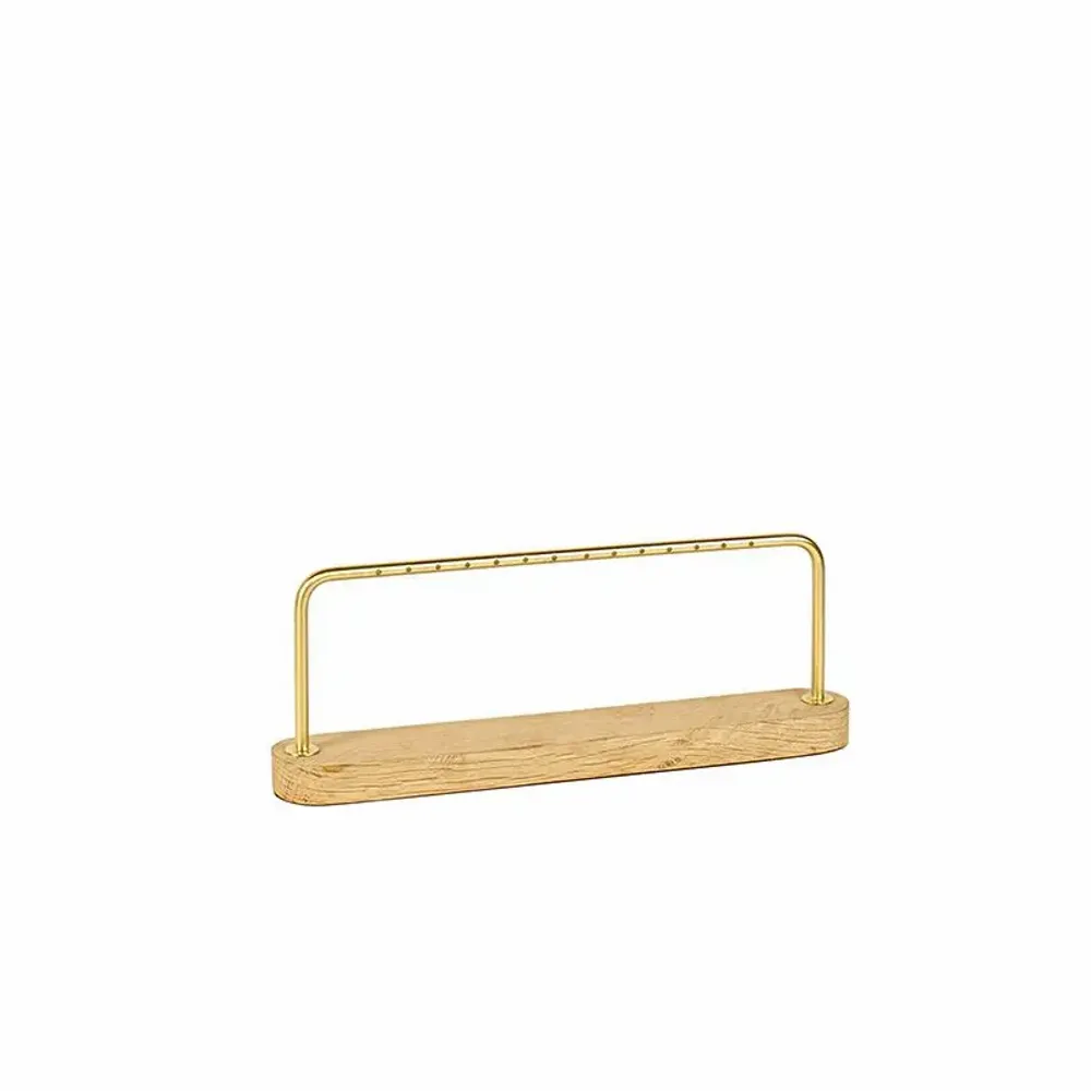 Gifts - Display stand for 7 pairs of matte gold metal earrings - LAVAL 1878